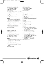 Preview for 22 page of Toastmaster 389U Use And Care Manual