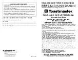 Preview for 4 page of Toastmaster 884S Use And Care Manual