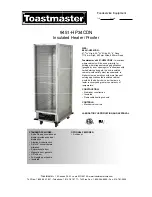 Toastmaster 9451-HP34CDNF Specification Sheet preview