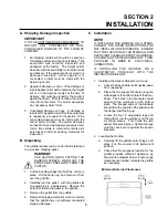 Предварительный просмотр 9 страницы Toastmaster AACU-MISER AM24SS Operating And Installation Manual