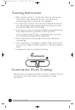 Preview for 5 page of Toastmaster B604A Use And Care Manual