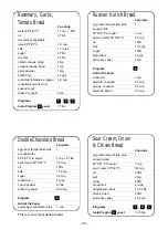 Предварительный просмотр 28 страницы Toastmaster Breadmaker's Hearth 1143S Use And Care Manual