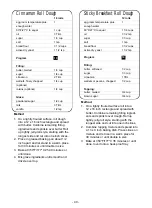 Предварительный просмотр 40 страницы Toastmaster Breadmaker's Hearth 1143S Use And Care Manual