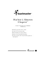 Preview for 10 page of Toastmaster Chopster 1122 Use And Care Manual