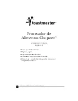 Preview for 19 page of Toastmaster Chopster 1122 Use And Care Manual