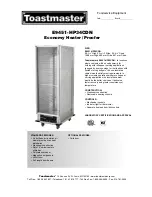 Preview for 1 page of Toastmaster E9451-HP34CDN Datasheet