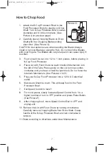 Preview for 8 page of Toastmaster MJFP8W Owner'S Manual