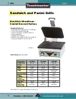 Preview for 6 page of Toastmaster RM-5T Specifications