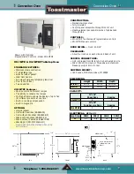 Preview for 9 page of Toastmaster RM-5T Specifications