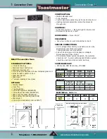 Preview for 10 page of Toastmaster RM-5T Specifications