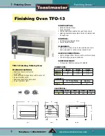 Preview for 15 page of Toastmaster RM-5T Specifications