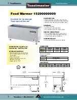 Preview for 17 page of Toastmaster RM-5T Specifications