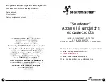 Preview for 13 page of Toastmaster Snackster TSM2032T Recipe Book Use And Care Manual