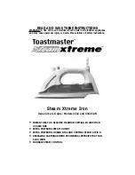 Preview for 1 page of Toastmaster Steam Xtreme 3342 Use And Care Manual