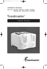 Preview for 1 page of Toastmaster T2040B Owner'S Manual