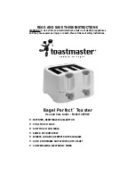 Toastmaster T2070W Use And Care Manual preview