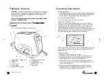 Preview for 6 page of Toastmaster T80BC Use And Care Manual