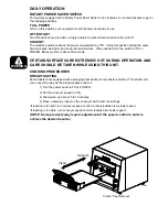 Preview for 4 page of Toastmaster TCT1 Installation And Operation Instructions Manual