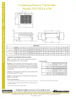 Preview for 2 page of Toastmaster TECC4224 Brochure