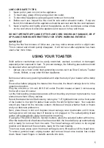 Preview for 5 page of Toastmaster TM-41TS Instruction Manual