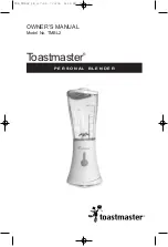 Toastmaster TMBL2 Owner'S Manual preview