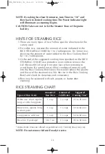 Preview for 13 page of Toastmaster TMFS4401 Owner'S Manual