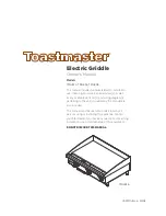 Toastmaster TMGE24 - Owner'S Manual preview