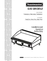 Preview for 1 page of Toastmaster TMGM24 Installation And Operation Instructions Manual