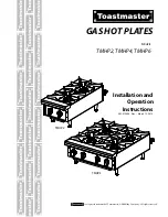 Preview for 1 page of Toastmaster TMHP2 Installation And Operation Instructions Manual