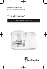 Toastmaster TMMC2 Owner'S Manual preview