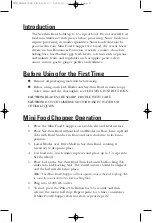 Preview for 6 page of Toastmaster TMMC2 Owner'S Manual