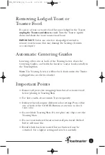 Preview for 10 page of Toastmaster TMT4CAN Use And Care Manual