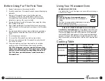 Preview for 13 page of Toastmaster TMW3504W Use And Care Manual