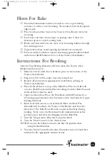 Preview for 12 page of Toastmaster TOV200CAN Use And Care Manual