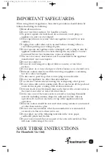 Preview for 2 page of Toastmaster TOV211CAN Use And Care Manual