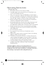 Preview for 5 page of Toastmaster TOV211CAN Use And Care Manual