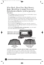 Preview for 9 page of Toastmaster TOV211CAN Use And Care Manual