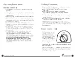 Preview for 7 page of Toastmaster TOV2RMX Use And Care Manual