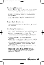 Preview for 8 page of Toastmaster TOV850B Use And Care Manual