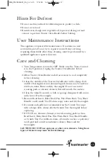 Preview for 18 page of Toastmaster TOV850B Use And Care Manual