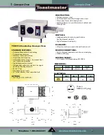 Предварительный просмотр 30 страницы Toastmaster TP209 User Manual