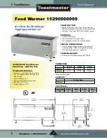 Предварительный просмотр 34 страницы Toastmaster TP209 User Manual