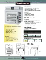 Предварительный просмотр 36 страницы Toastmaster TP209 User Manual