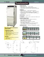 Предварительный просмотр 39 страницы Toastmaster TP209 User Manual