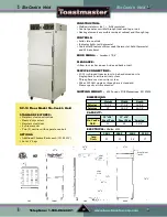 Предварительный просмотр 42 страницы Toastmaster TP209 User Manual