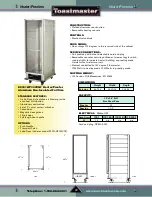 Предварительный просмотр 51 страницы Toastmaster TP209 User Manual