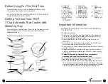 Preview for 6 page of Toastmaster TRC7 Use And Care Manual