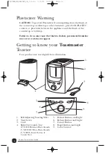 Preview for 5 page of Toastmaster TT2CTBB Use And Care Manual