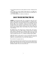 Preview for 3 page of Toastmaster TTOB4 Use And Care Manual