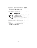 Preview for 9 page of Toastmaster UltraVection TUV48 Instruction Manual